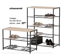 Schoenenrek 4 etages-Huismerk - Yess