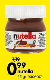 Promoties Nutella - Nutella - Geldig van 26/09/2022 tot 10/10/2022 bij yess!