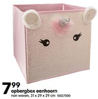 Opbergbox eenhoorn-Huismerk - Yess