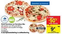 Pizza quattro formaggi-Huismerk - Carrefour 