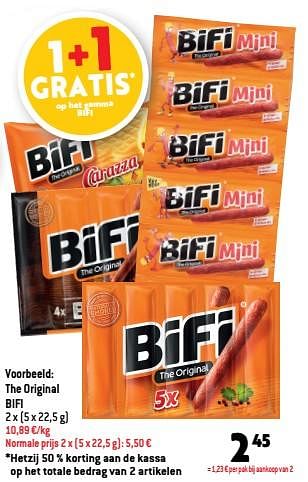 Promoties The original bifi - Bifi - Geldig van 28/09/2022 tot 04/10/2022 bij Louis Delhaize