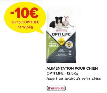 Promotions -10€ sur tout opti life - Versele-Laga - Valide de 02/10/2022 à 23/10/2022 chez Euro Shop