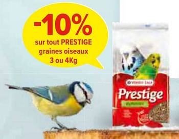 Promotions -10% sur tout prestige graines oiseaux - Versele-Laga - Valide de 02/10/2022 à 23/10/2022 chez Euro Shop