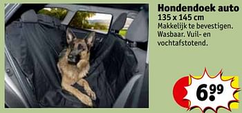 Promoties Hondendoek auto - Huismerk - Kruidvat - Geldig van 27/09/2022 tot 09/10/2022 bij Kruidvat