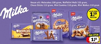 Promoties Milka mini cookies - Milka - Geldig van 27/09/2022 tot 09/10/2022 bij Kruidvat