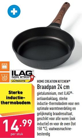 Promoties Braadpan - Home Creation Kitchen - Geldig van 05/10/2022 tot 14/10/2022 bij Aldi