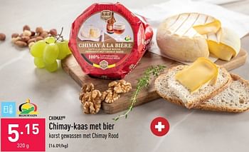 Promoties Chimay-kaas met bier - Chimay - Geldig van 07/10/2022 tot 14/10/2022 bij Aldi
