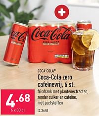 Coca-cola zero cafeïnevrij-Coca Cola