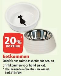 Eetkommen 20% korting-Huismerk - Maxi Zoo