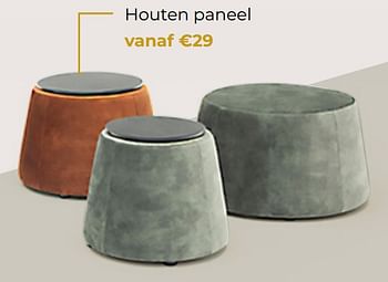 Promoties Houten paneel - Huismerk - Euroshop - Geldig van 01/10/2022 tot 31/12/2022 bij Euro Shop
