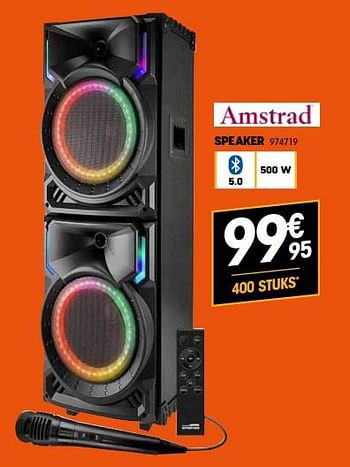 Promoties Amstrad speaker - Amstrad - Geldig van 29/09/2022 tot 15/10/2022 bij Electro Depot