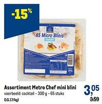 Metro chef mini blini cocktail-Huismerk - Makro