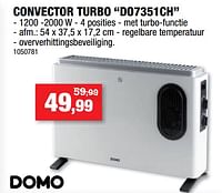 Domo elektro convector turbo do7351ch-Domo elektro