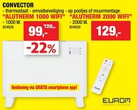 Eurom convector alutherm 1000 wifi-Eurom