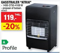 Profile gasstraler atria-Profile