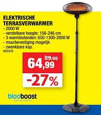 Blooboost elektrische terrasverwarmer-BlooBoost