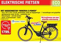 Elektrische fietsen met middenmotor minerva e-power-Minerva