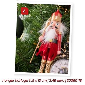 Promoties Hanger horloge - Huismerk - Ava - Geldig van 01/10/2022 tot 31/12/2022 bij Ava
