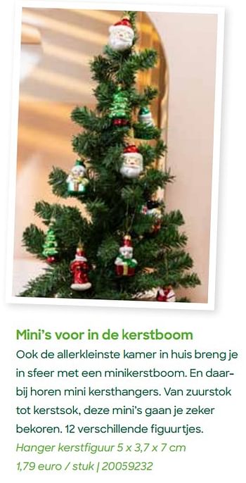 Promoties Hanger kerstfiguur - Huismerk - Ava - Geldig van 01/10/2022 tot 31/12/2022 bij Ava