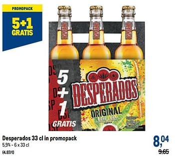 Promoties Desperados - Desperados - Geldig van 05/10/2022 tot 18/10/2022 bij Makro