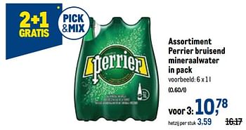 Promoties Perrier bruisend mineraalwater - Perrier - Geldig van 05/10/2022 tot 18/10/2022 bij Makro