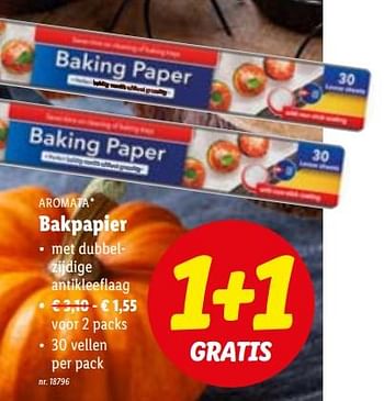 Promoties Bakpapier - Aromata - Geldig van 10/10/2022 tot 15/10/2022 bij Lidl