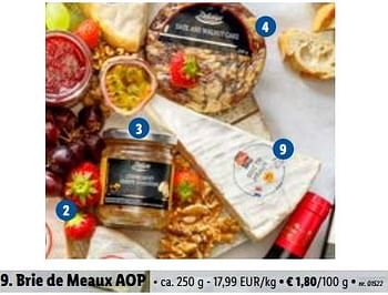 Promoties Brie de meaux aop - Huismerk - Lidl - Geldig van 10/10/2022 tot 15/10/2022 bij Lidl