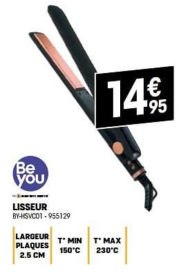 Promotions Beyou lisseur by-hsvc01 - Be You - Valide de 29/09/2022 à 15/10/2022 chez Electro Depot