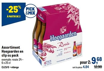 Promoties Hoegaarden rosée - Hoegaarden - Geldig van 05/10/2022 tot 18/10/2022 bij Makro