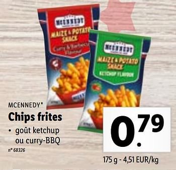 Mcennedy Chips frites - En Lidl chez promotion