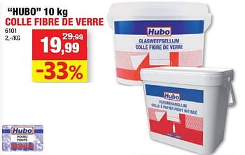 Promotions Hubo colle fibre de verre - Produit maison - Hubo  - Valide de 28/09/2022 à 09/10/2022 chez Hubo