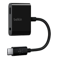 Belkin RockStar 3,5mm-audio- en USB-C Oplaadadapter-BELKIN