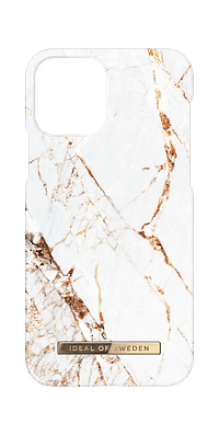 iDeal of Sweden iPhone 12/12 Pro Fashion Back Case - Carrara Gold-Ideal of Sweden