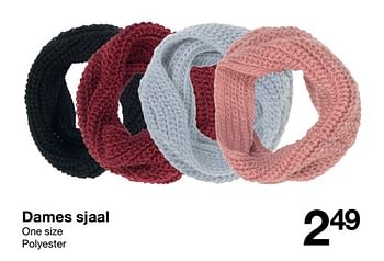 Promoties Dames sjaal - Huismerk - Zeeman  - Geldig van 01/10/2022 tot 14/10/2022 bij Zeeman