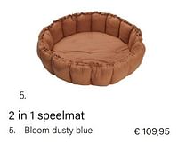 2 in 1 speelmat bloom dusty blue-Play&Go