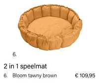2 in 1 speelmat bloom tawny brown-Play&Go