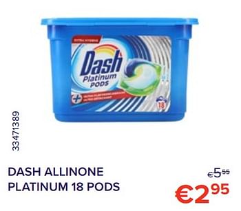 Promoties Dash allinone platinum - Dash - Geldig van 01/10/2022 tot 31/10/2022 bij Euro Shop