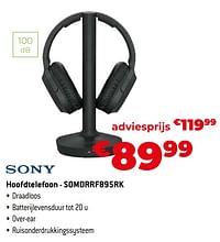 Sony hoofdtelefoon - somdrrf895rk-Sony