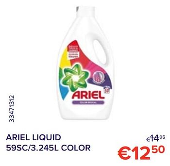 Promoties Ariel liquid 59sc-3.245l color - Ariel - Geldig van 01/10/2022 tot 31/10/2022 bij Euro Shop
