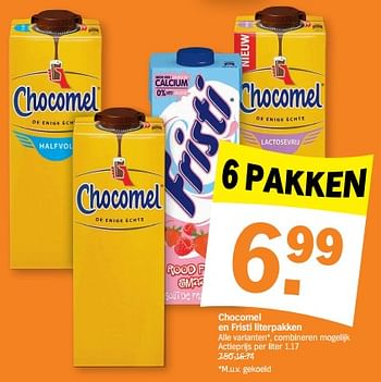 Promoties Chocomel en fristi - Huismerk - Albert Heijn - Geldig van 03/10/2022 tot 09/10/2022 bij Albert Heijn