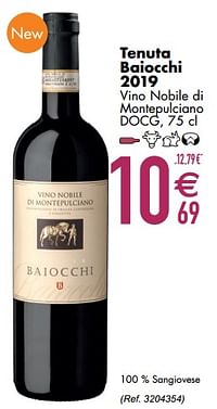 Tenuta baiocchi 2019 vino nobile di montepulciano-Rode wijnen