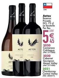 Aetos reserva privada-Rode wijnen