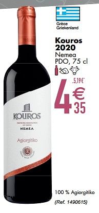 Kouros 2020 nemea-Rode wijnen