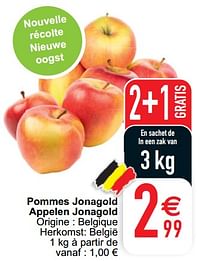Pommes jonagold appelen jonagold-Huismerk - Cora