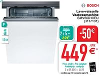 Bosch lave-vaisselle vaatwasmachine smv50d10eu-Bosch