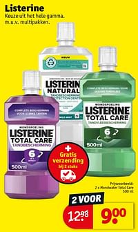 Mondwater total care-Listerine