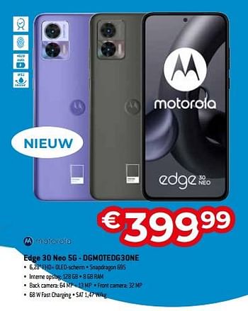 Promoties Motorola edge 30 neo 5g - dgmotedg30ne - Motorola - Geldig van 25/09/2022 tot 31/10/2022 bij Exellent