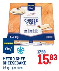 Metro chef cheesecake-Huismerk - Metro