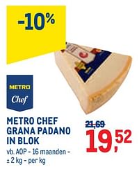Metro chef grana padano aop-Huismerk - Metro