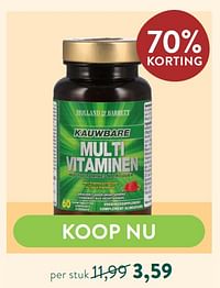 Kauwbare multi vitaminen-Huismerk - Holland & Barrett